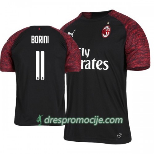AC Milan Dres Fabio Borini 11 Treći 2018/19 Kratkih Rukava AC Milan Dres Fabio Borini 11 Treći 2018/19 Kratkih Rukava